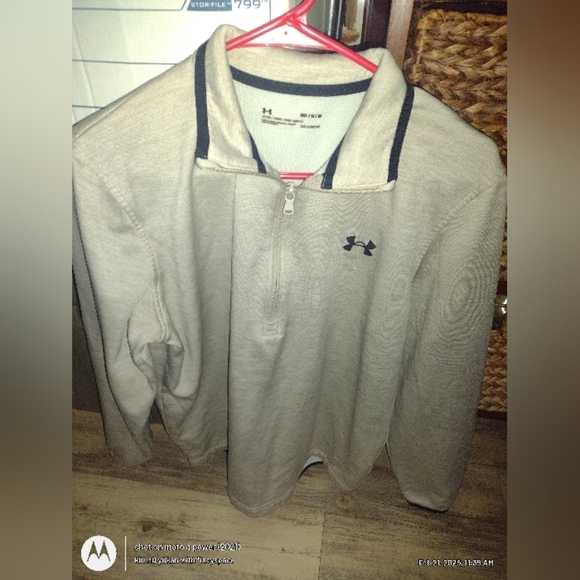 Under Armour Men's Coldgear Expanse Specialist 1/4 Zip Pullover Sweater M - Picture 7 of 10